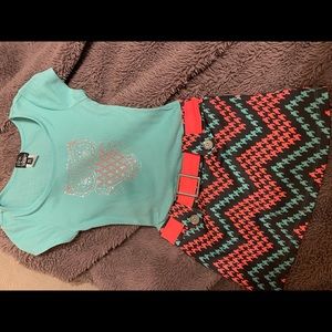 Pink &Violet girls dress